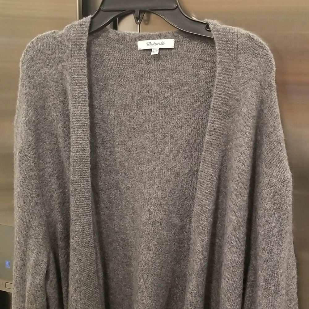 💕MADEWELL💕 Cozy Walker Cardigan ~ Heather Evening Grey XXL NWOT
